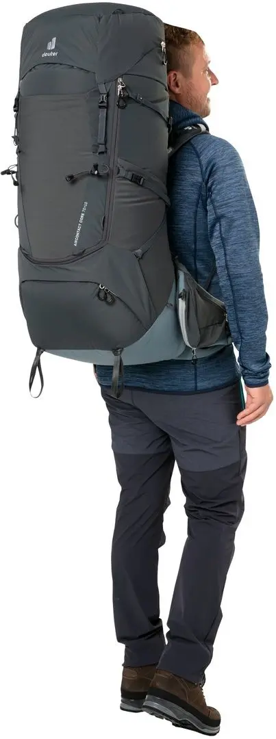 Rucsac Deuter Aircontact Core 70+10 (Graphite/Shale) - 7