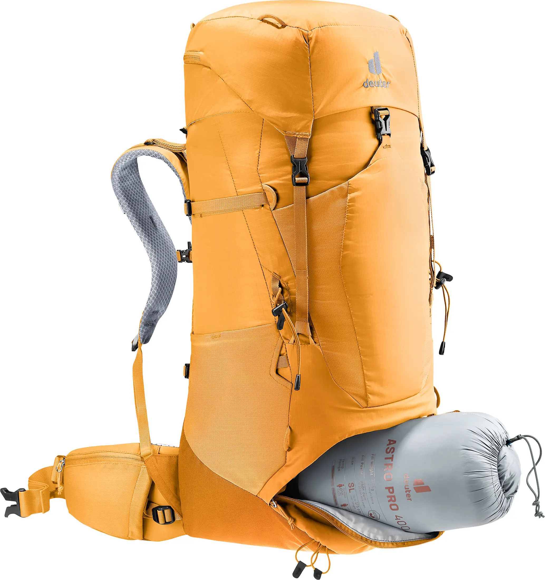 Rucsac Deuter Aircontact Lite 50+10 (Amber/Maple)