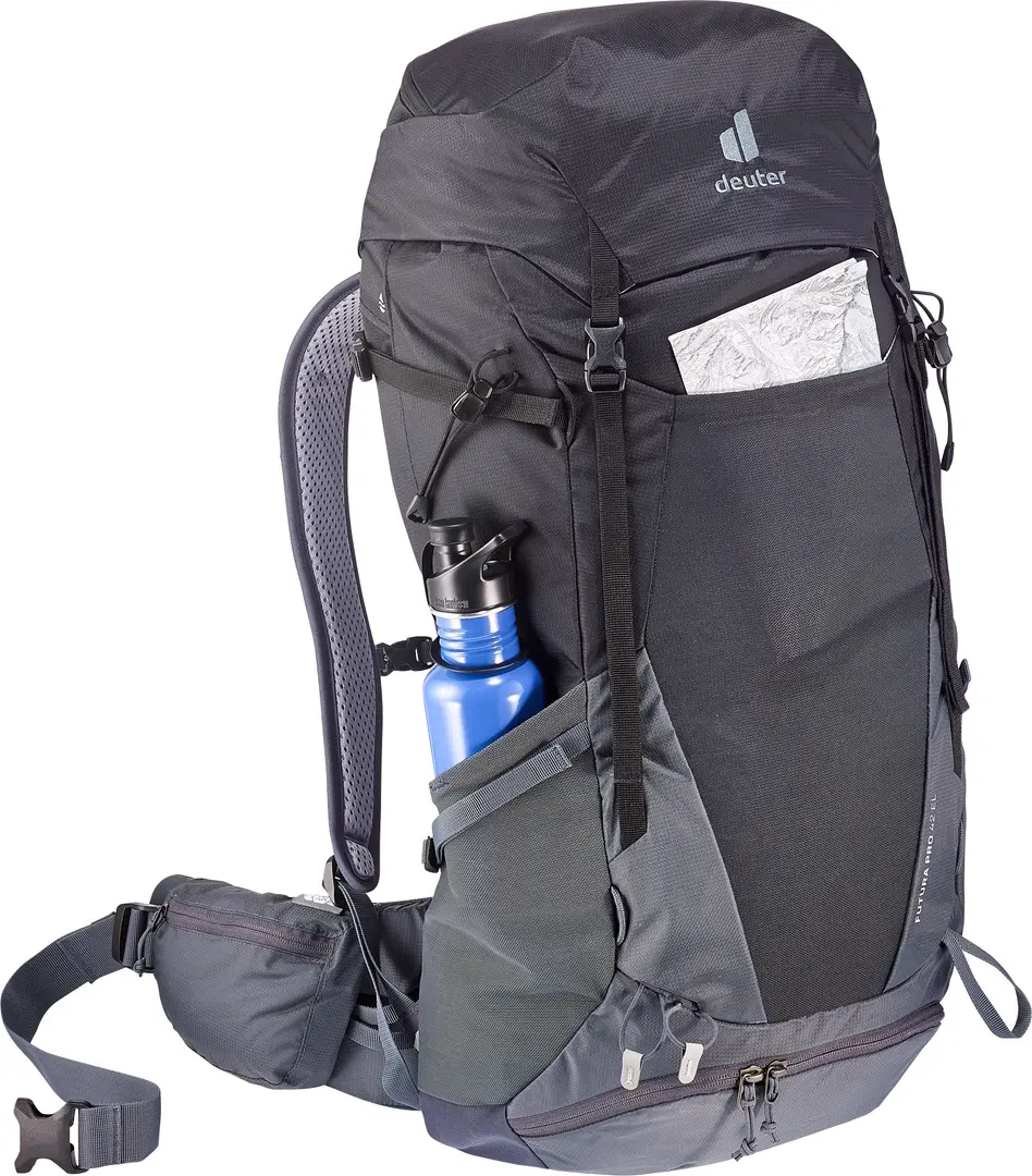 Rucsac Deuter Futura Pro 42 EL (Black/Graphite)