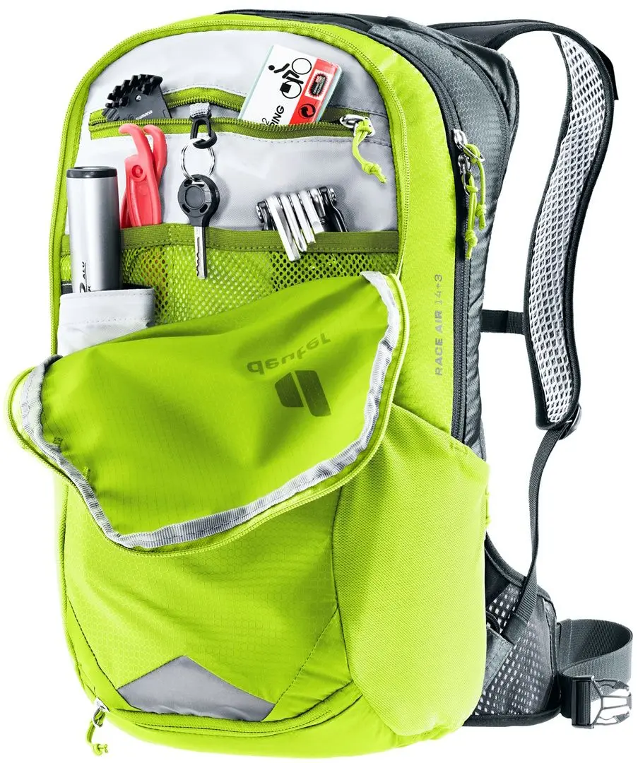 Rucsac Deuter Race Air 14+3 (Citrus/Graphite)