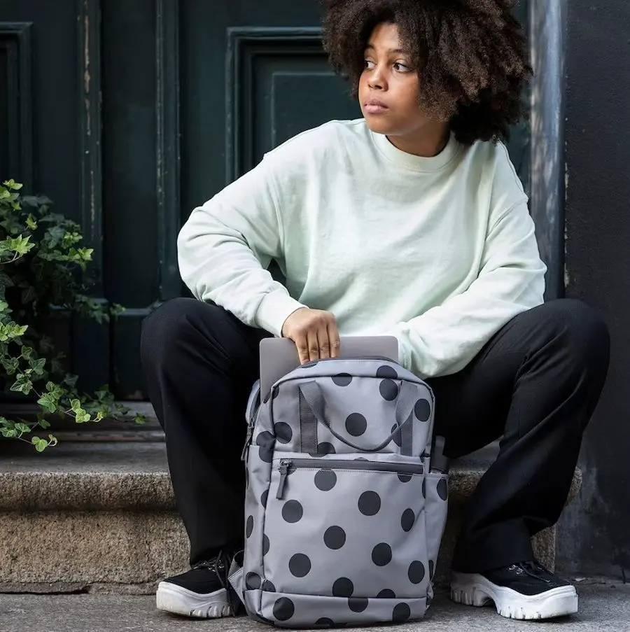 Рюкзак Ikea Starttid (Серый/Темно-серый) - 7