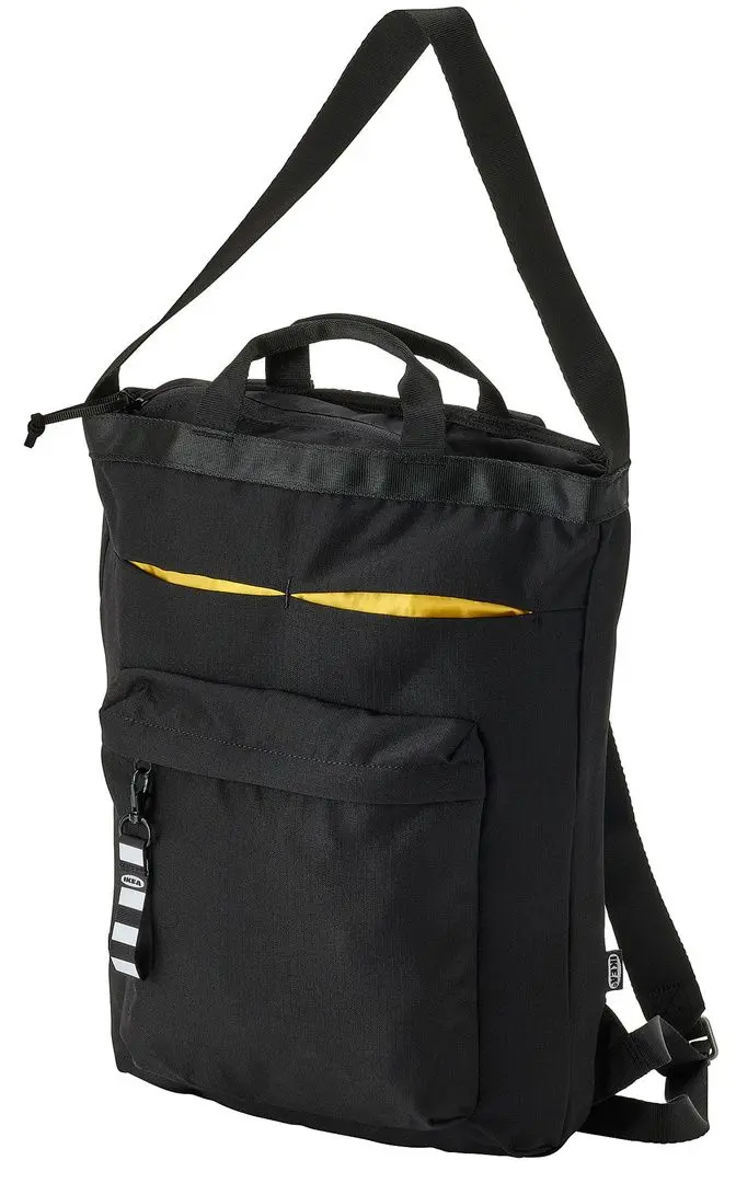Rucsac Ikea Varldens 28x12x44/16L (Negru)