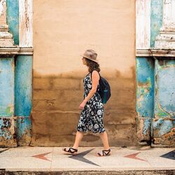 Rucsac Lifeventure Packable 16L (Black/Blue) Thumb