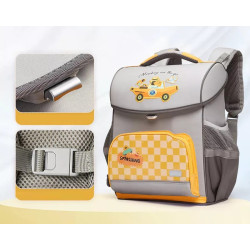 Рюкзак детский Mideer Car-Themed Design Arts Crafts (Grey/Yellow) Thumb