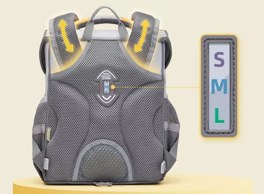 Рюкзак детский Mideer Car-Themed Design Arts Crafts (Grey/Yellow)