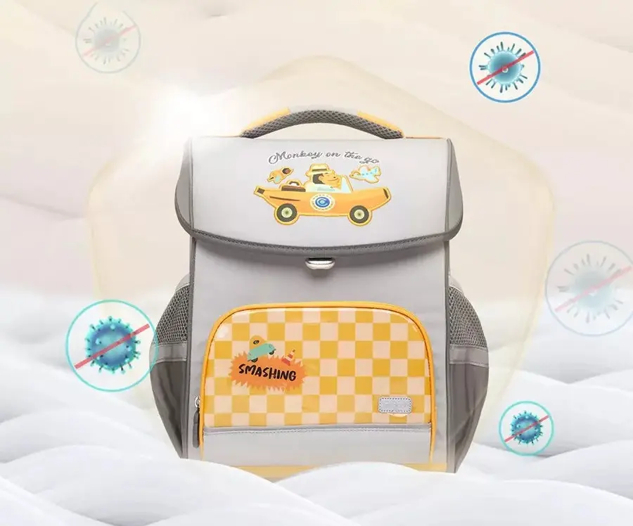 Рюкзак детский Mideer Car-Themed Design Arts Crafts (Grey/Yellow)