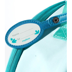 Rucsac pentru copii Mideer Snuggle Square Bunny (Pink) Thumb