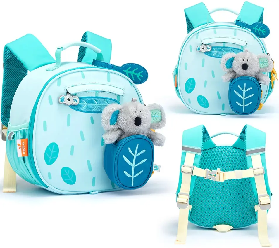 Рюкзак детский Mideer Snuggle Square Koala (Turqoise)
