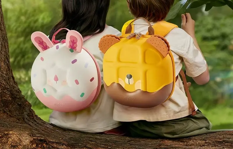 Rucsac pentru copii Mideer Sweet Room Cream Bunny (White/Pink)