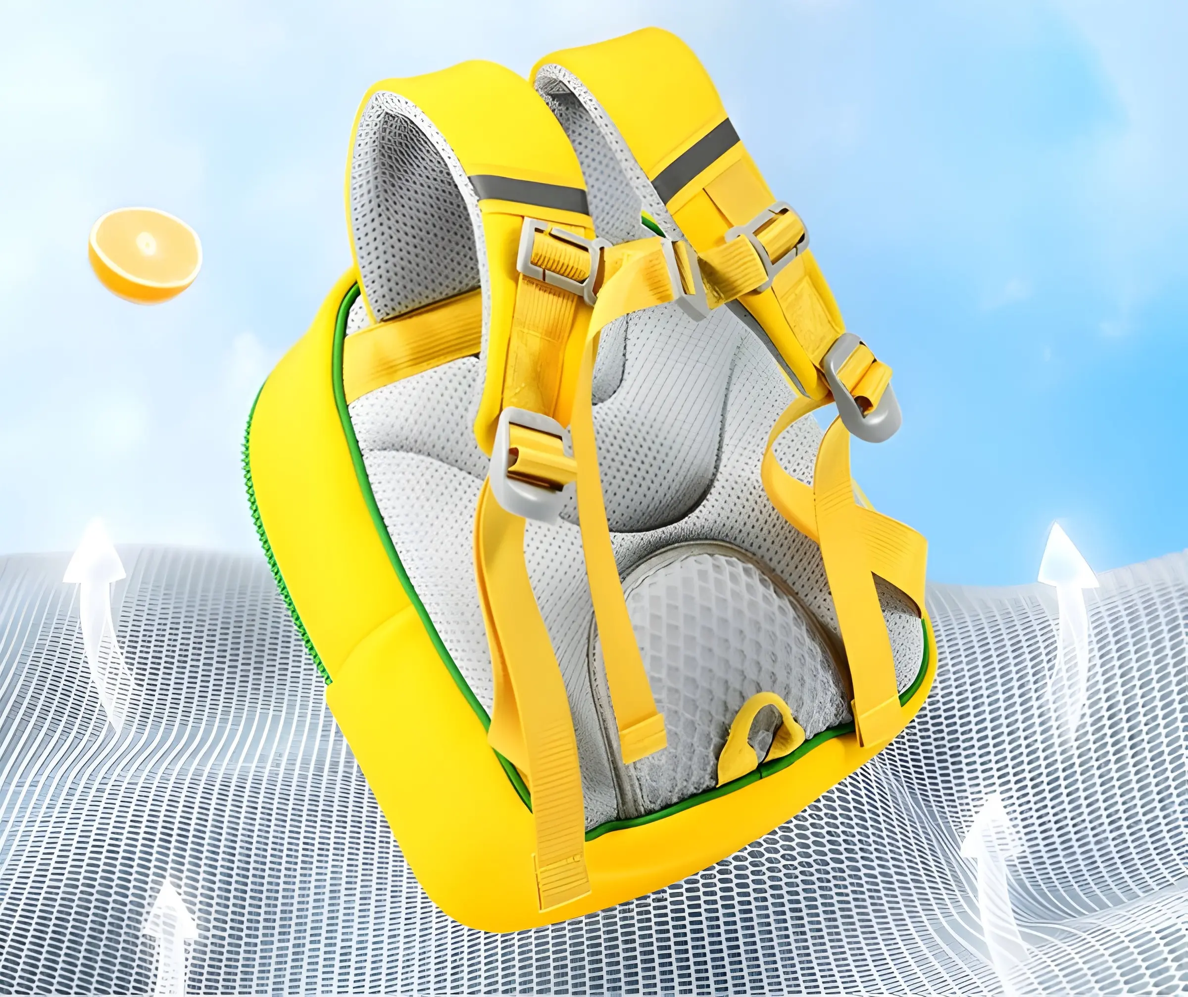 Rucsac pentru copii Mideer T-Rex (Yellow)