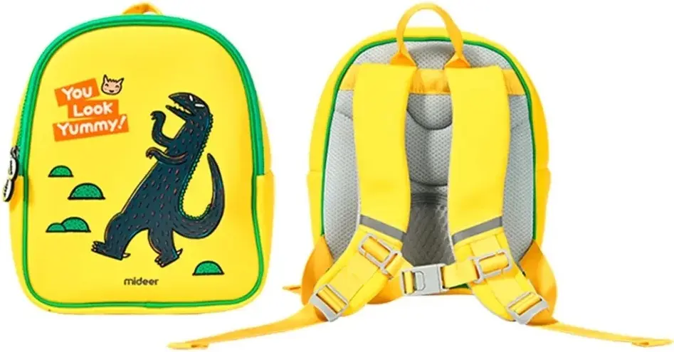 Rucsac pentru copii Mideer T-Rex (Yellow)