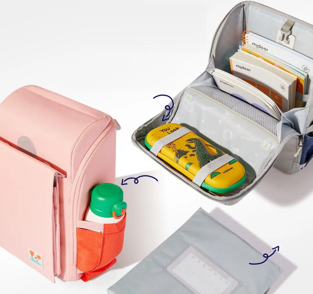 Rucsac Mideer 3D Waist-Relief (Elegant Grey)