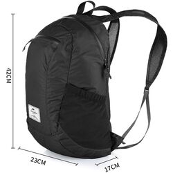 Rucsac Naturehike Ultralight NH17A012-B 18L (Black) Thumb