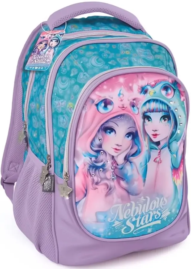 Rucsac pentru copii Nebulous Stars Pyjama Party (Purple/Blue)