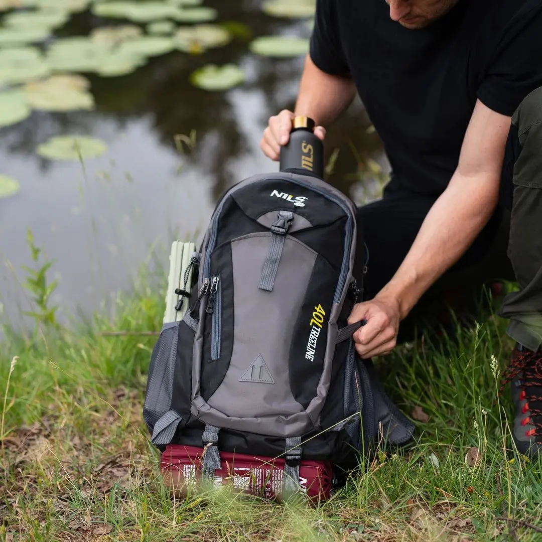 Rucsac Nils Camp NC1733 Treeline (Black/Grey)