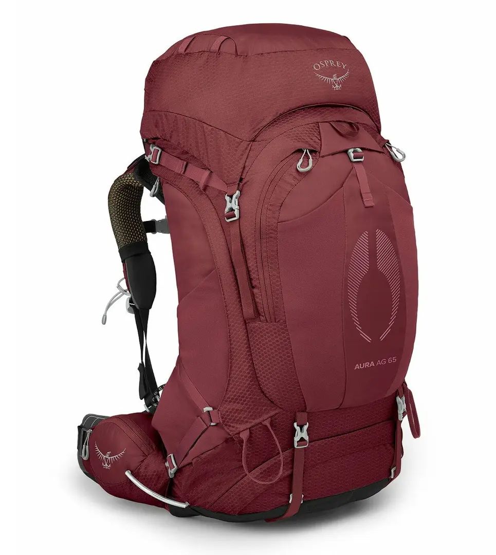 Rucsac Osprey Aura AG 65 WM/L (Berry Sorbet Red)