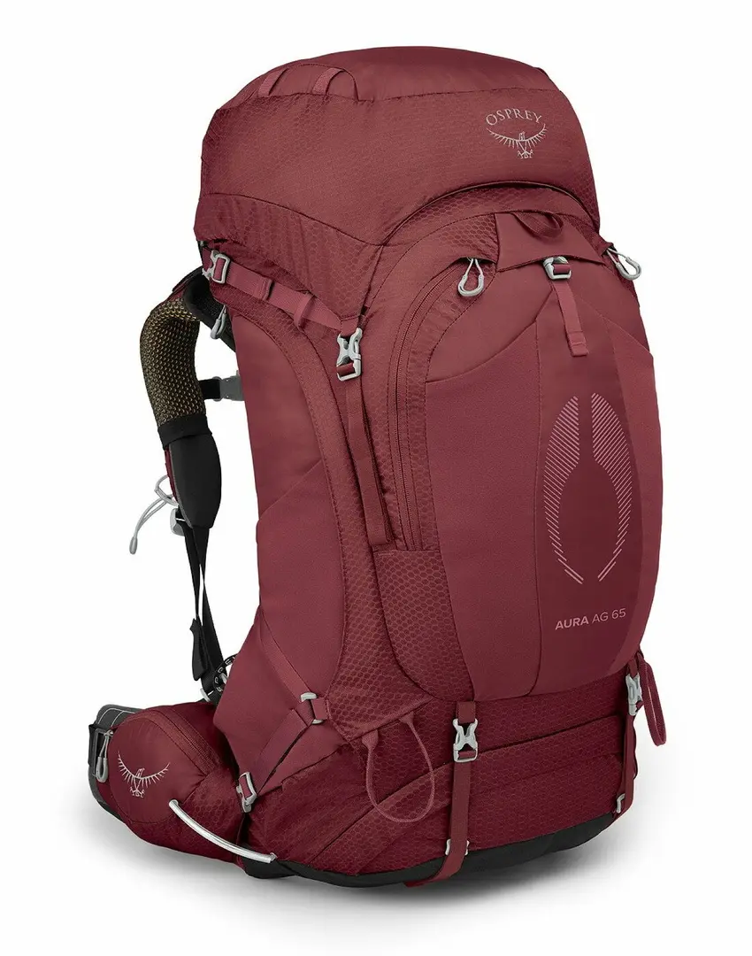 Rucsac Osprey Aura AG 65 WXS/WS (Berry Sorbet Red)