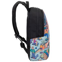 Рюкзак Rivacase Skaters 5420 (Black/Picture) Thumb