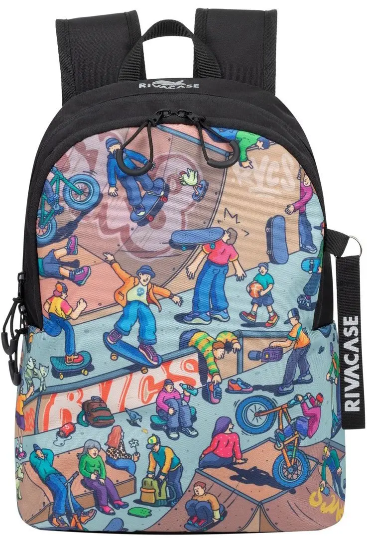 Рюкзак Rivacase Skaters 5420 (Black/Picture)