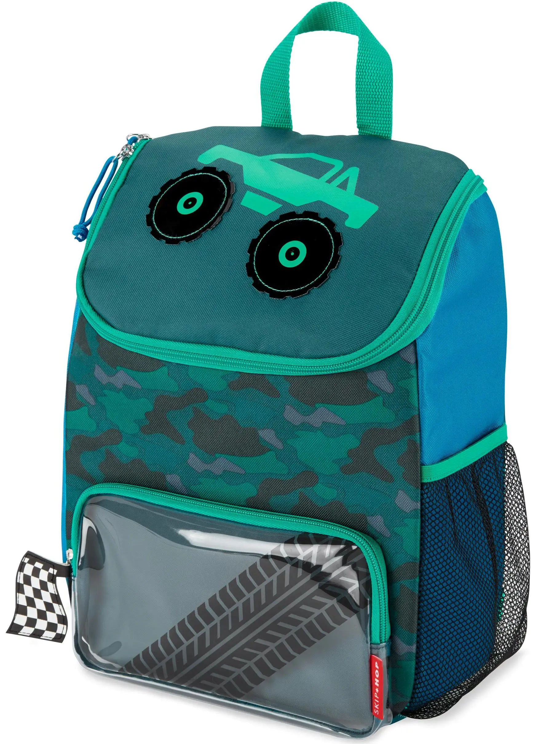 Rucsac pentru copii Skip Hop Spark Monster Truck 9Q335810 (Green/Blue)