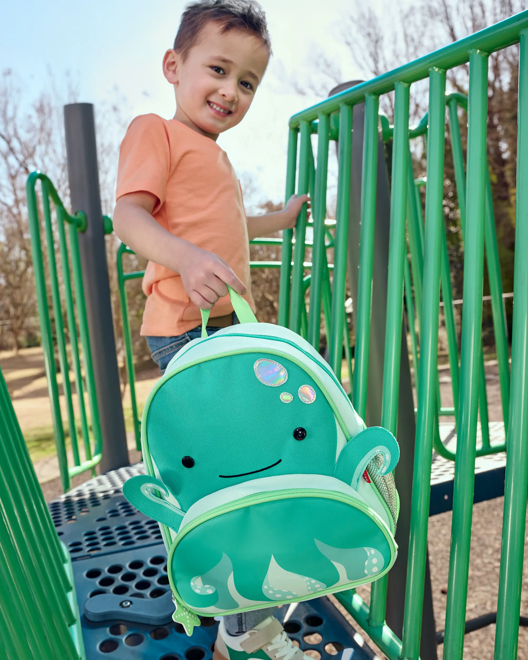 Rucsac pentru copii Skip Hop Zoo Octopus 9R256610 (Green)