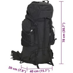 Рюкзак VidaXL 4009967 80L (Black) Thumb