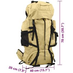 Рюкзак VidaXL 4009973 80L (Khaki) Thumb