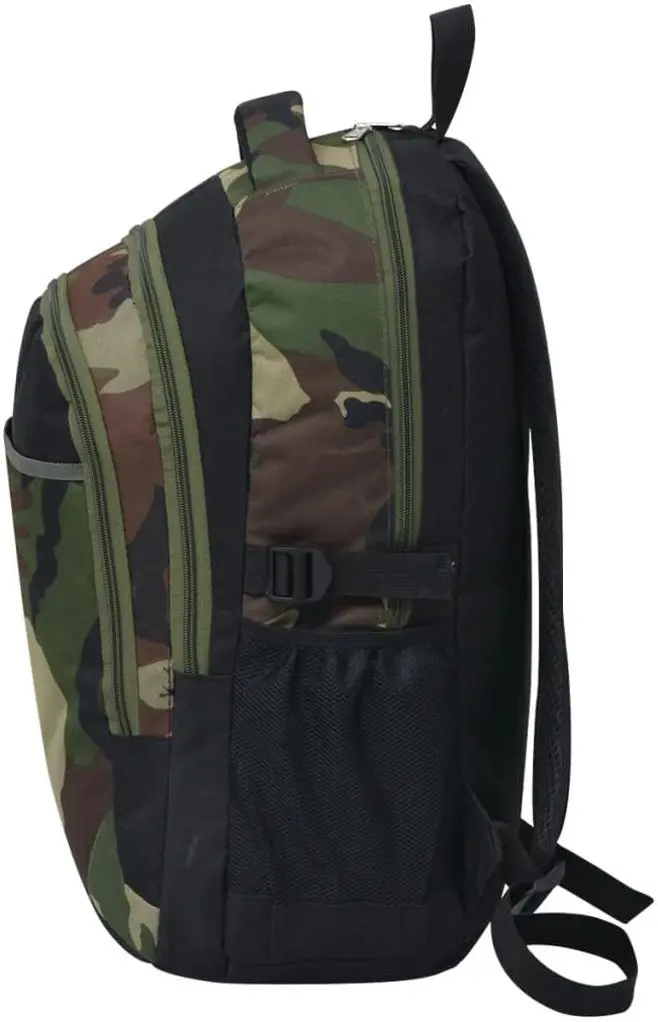 Рюкзак VidaXL 91110 (Black/Camouflage)