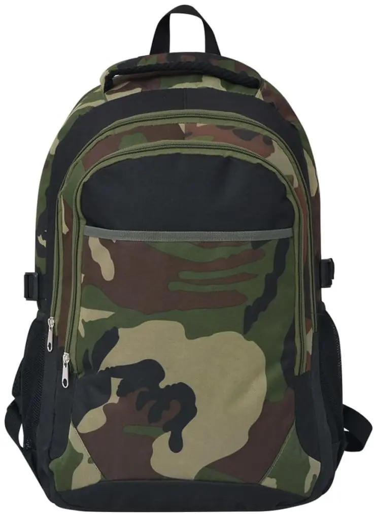 Рюкзак VidaXL 91110 (Black/Camouflage)