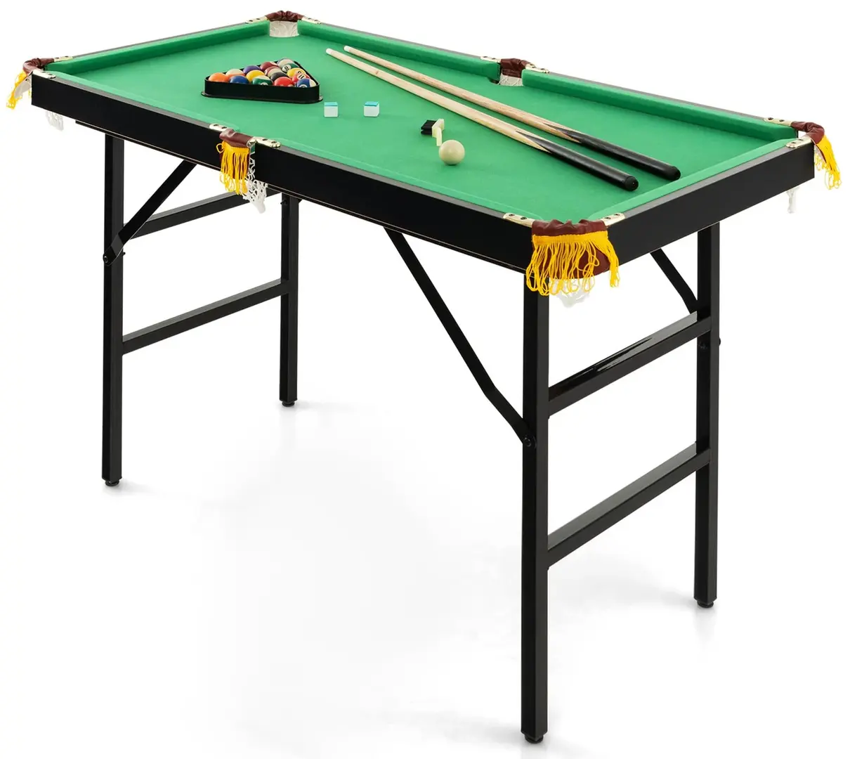 Бильярдный стол Costway UY10067GN (Black/Green)
