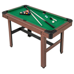 Бильярдный стол Costway UY10104GN (Brown/Green)