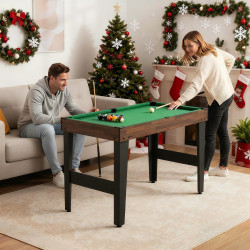 Игровой стол 10в1 Costway UY10243BN (Black/Brown) Thumb