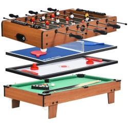 Игровой стол 4в1 Costway UY10059BN (Brown) Thumb