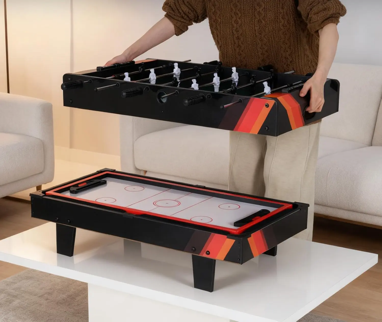 Игровой стол 4в1 Costway UY10059HS (Grey) - 3
