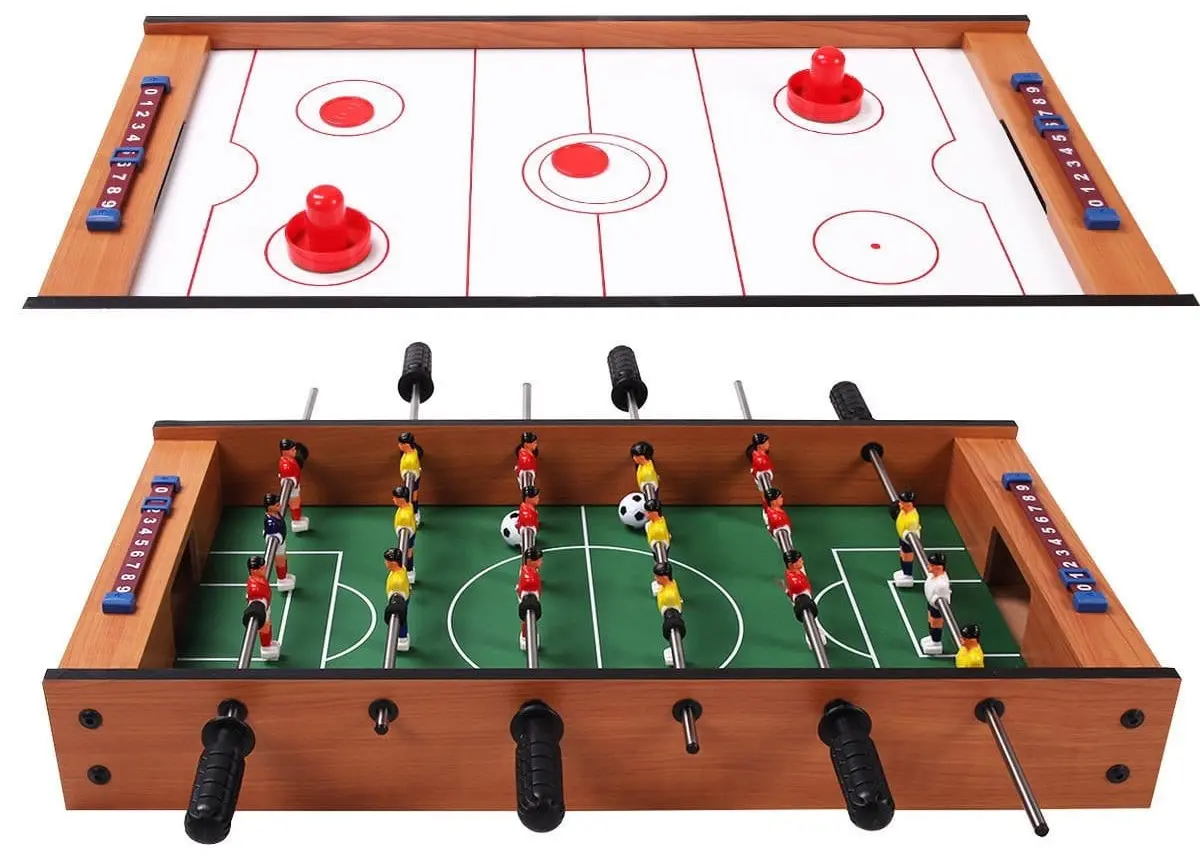Настольный футбол 2в1 Costway UY10123 (Multicolor) - 3