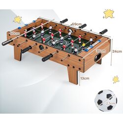 Masa de fotbal Costway UY10044BN (Brown) Thumb