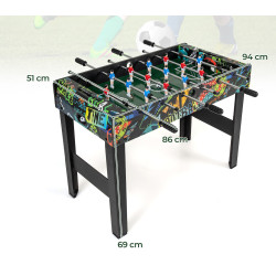 Masa de fotbal Costway UY10245BK (Black) Thumb