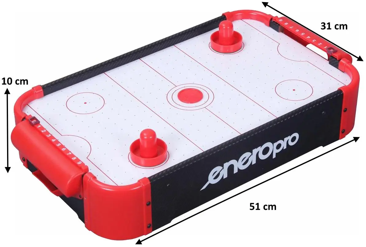 Aerohockey de masa Enero Pro 1057927 (Black/Red)