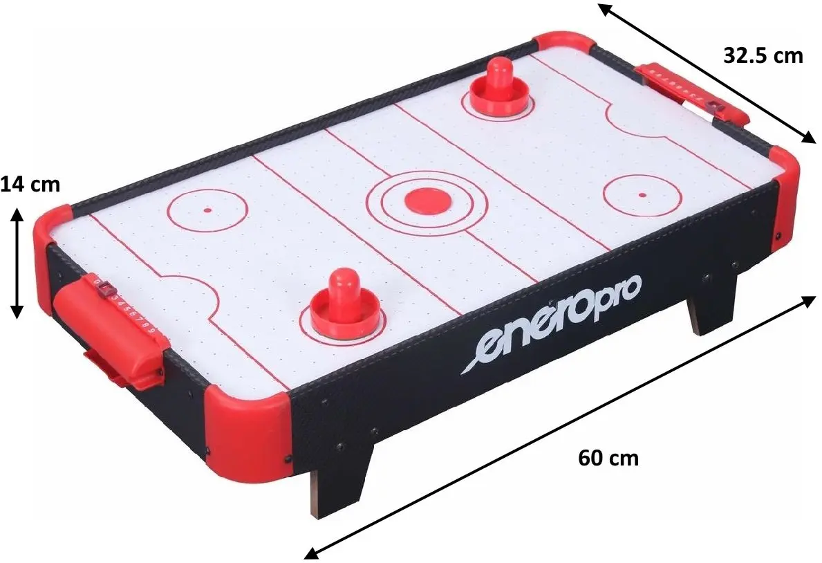 Настольный аэрохоккей Enero Pro 1057934 (Black/Red) - 3