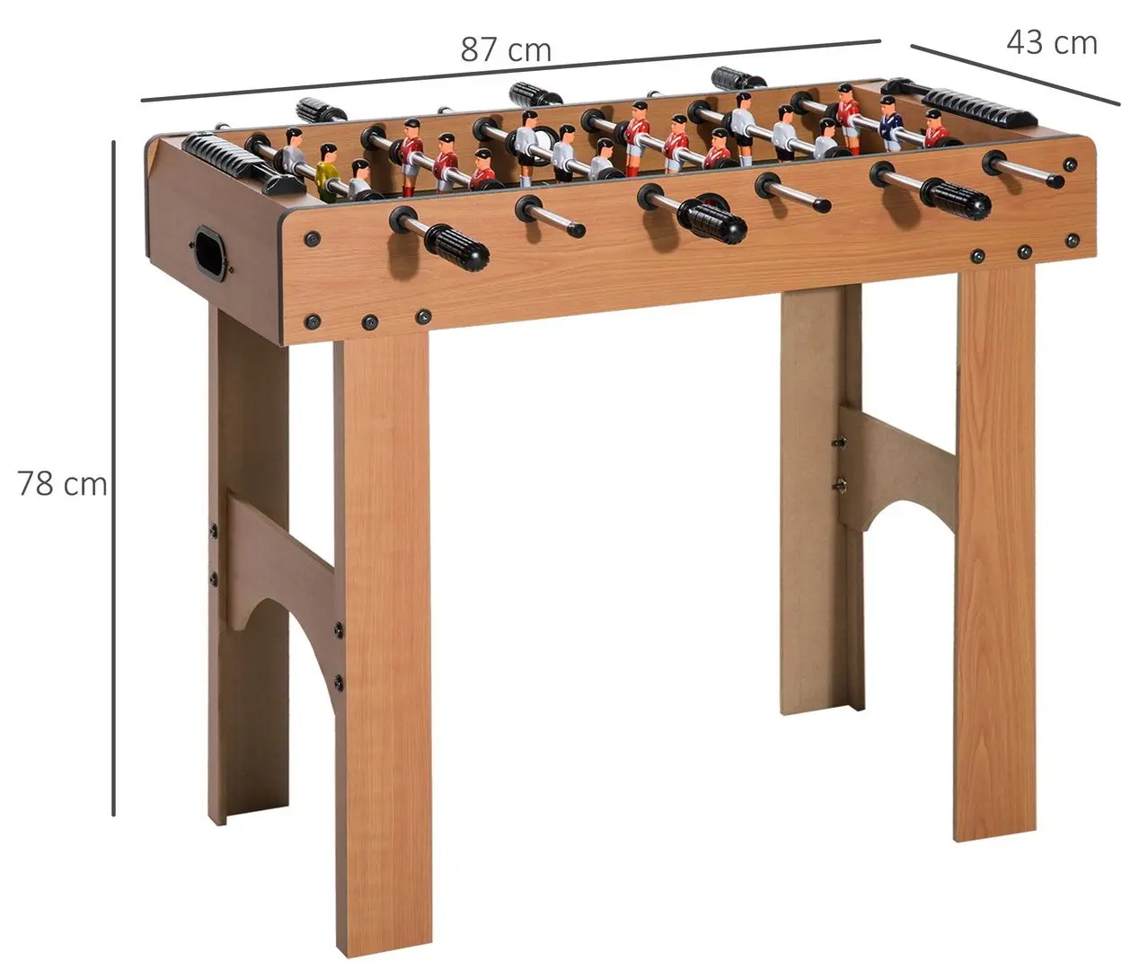 Masa de fotbal Homcom A70-022 (Natural)