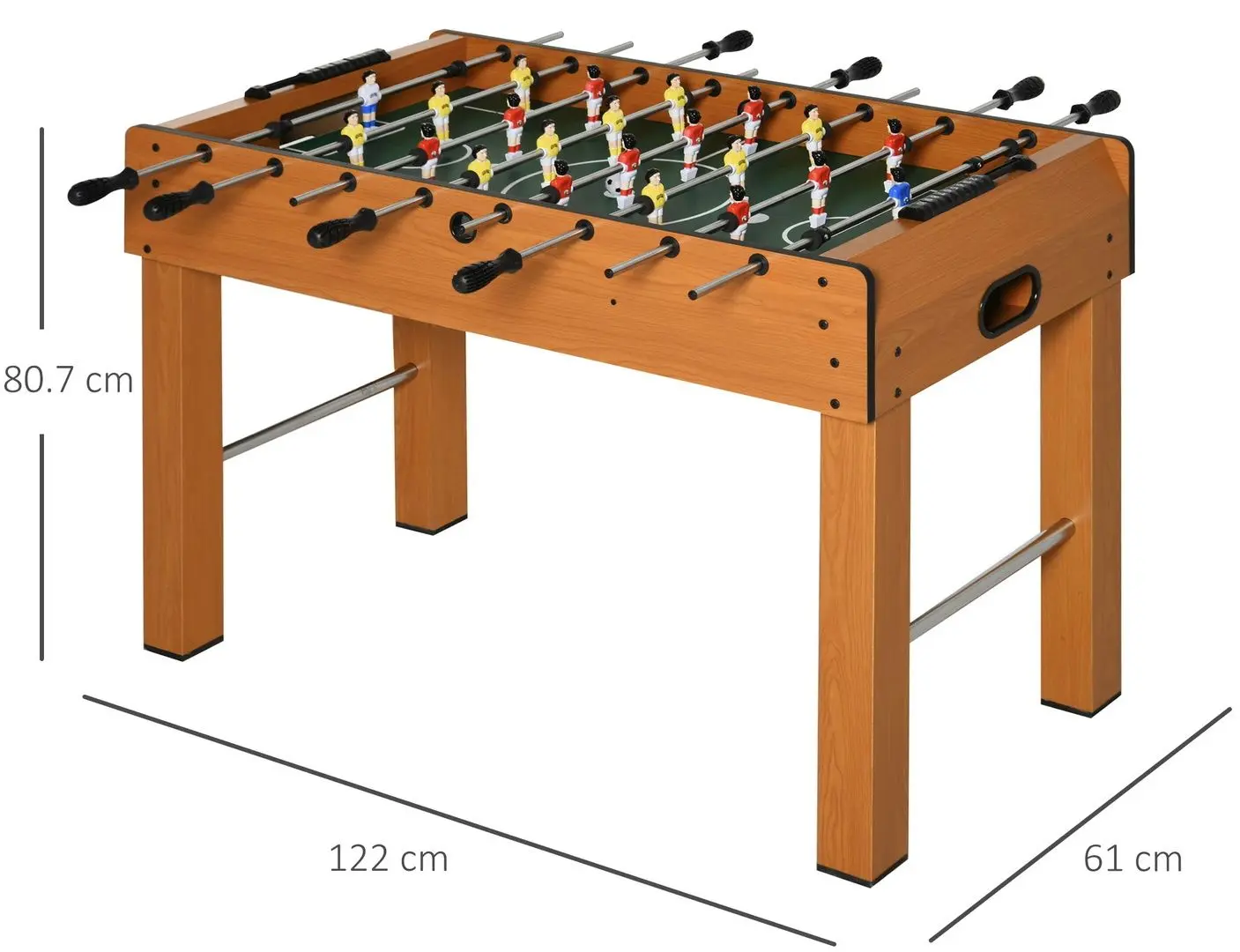 Настольный футбол Homcom A70-039 (Natural) - 6