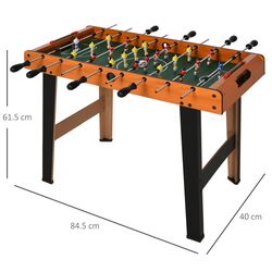 Masa de fotbal Homcom A70-052 (Natural/Black) Thumb