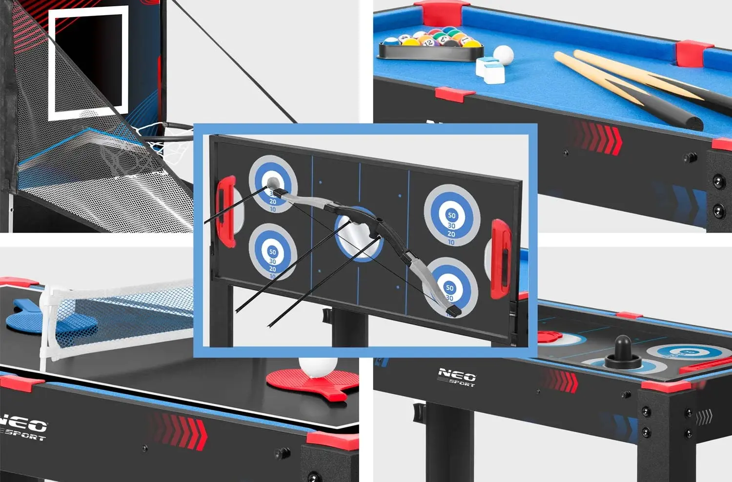 Masa de joc 5in1 Neo Sport NS-810 (Black) - 10