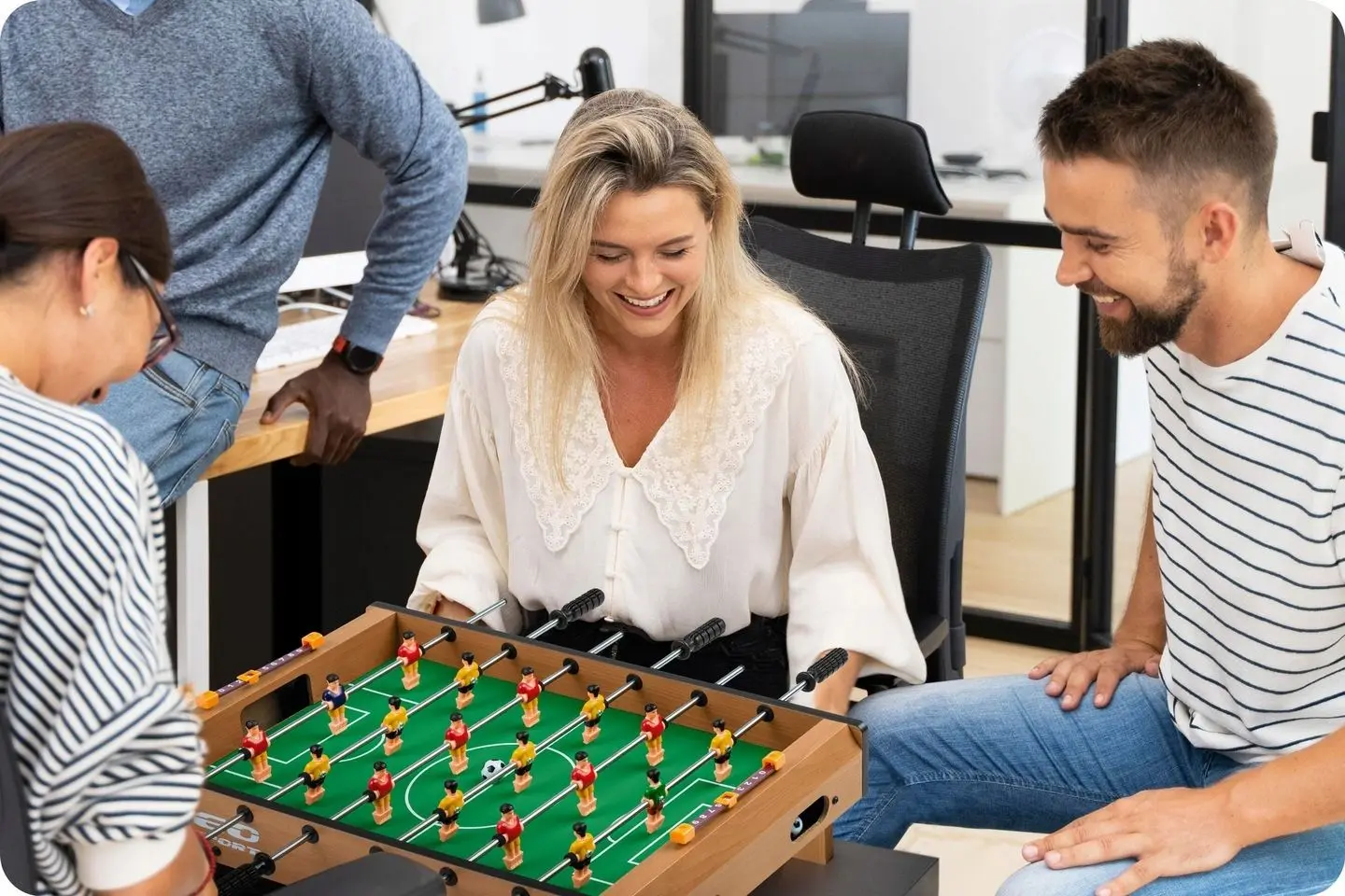 Masa de fotbal Neo Sport NS-436 (Natural)