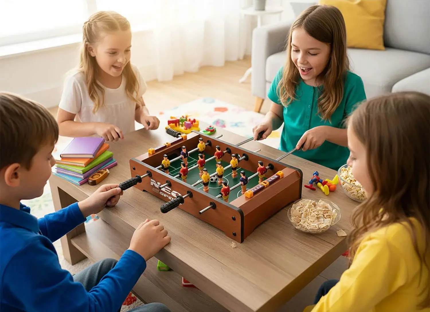 Настольный футбол Neo Sport NS-439 (Wood) - 8