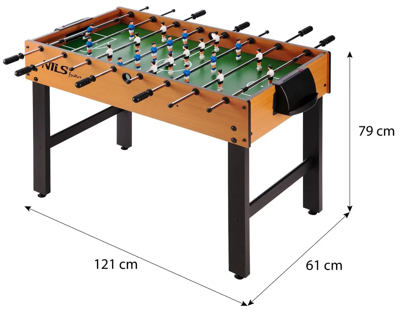 Настольный футбол Nils Fun Foosball Arena 2 (Brown/Black) - 3
