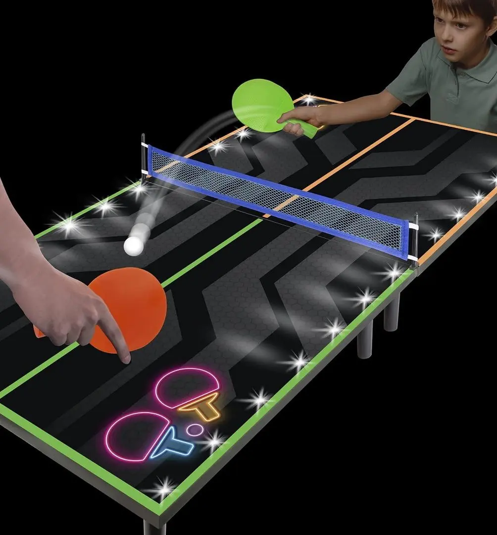 Masa de tenis Games Electronic Arcade Ping Pong 53862 (Black)