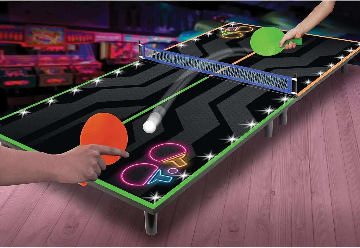 Masa de tenis Games Electronic Arcade Ping Pong 53862 (Black)