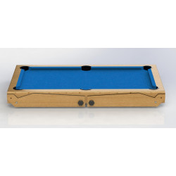 Masa de biliard BCE Riley Razor 5Ft (Blue/Wood) Thumb