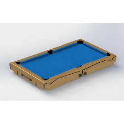 Masa de biliard BCE Riley Razor 5Ft (Blue/Wood) Thumb